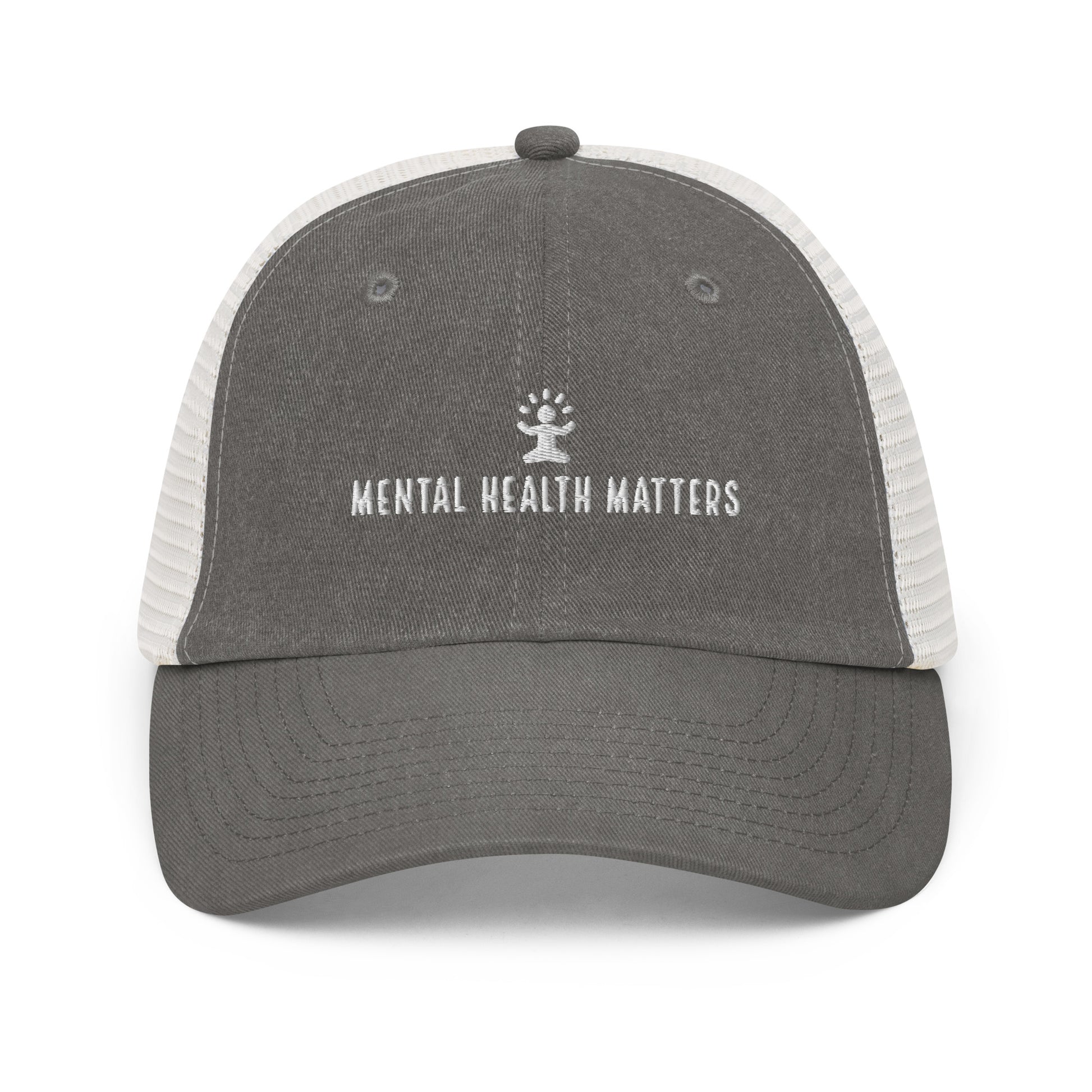 Mentals Matter Hat - Grey Front