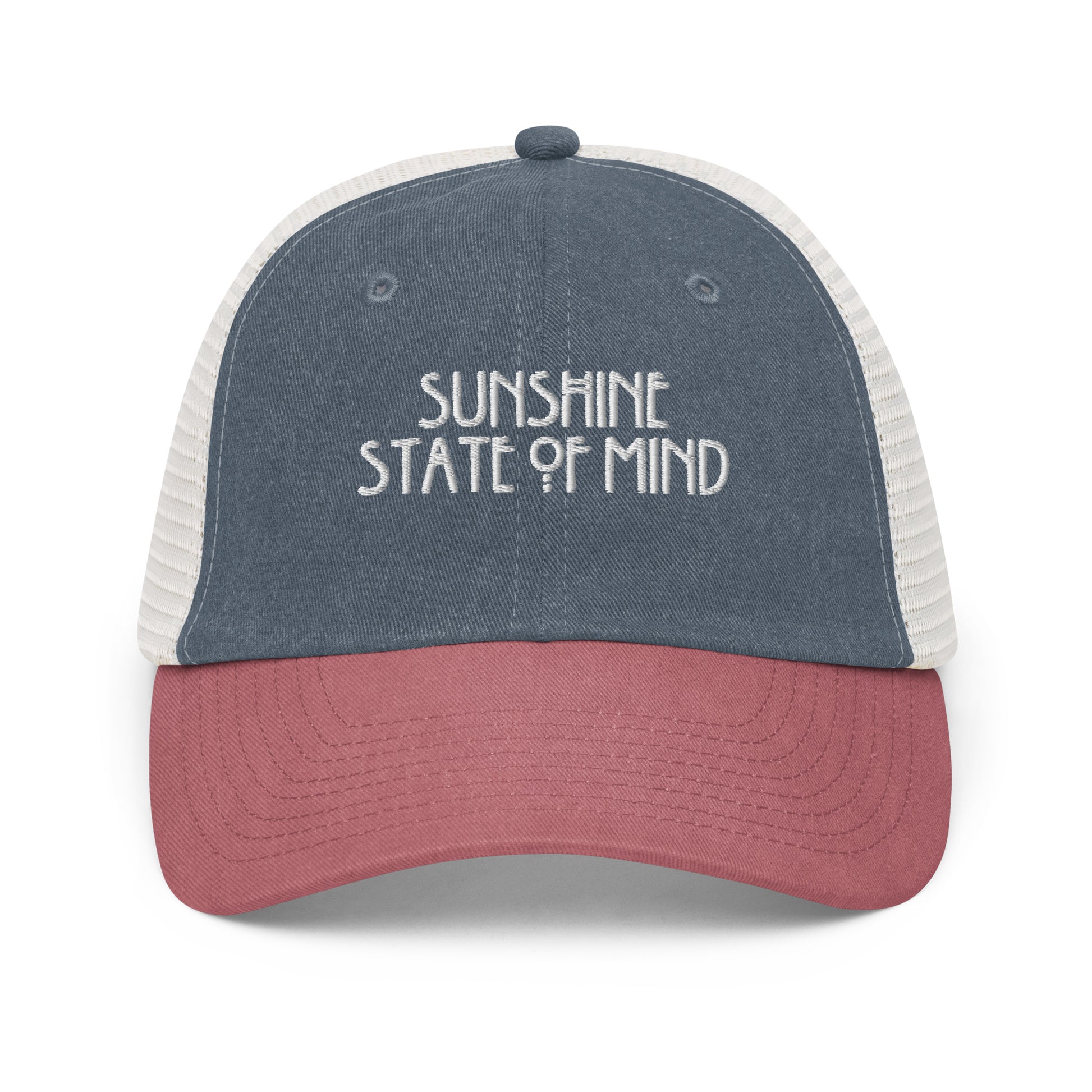 Sunshine State of Mind Hat - Red Front