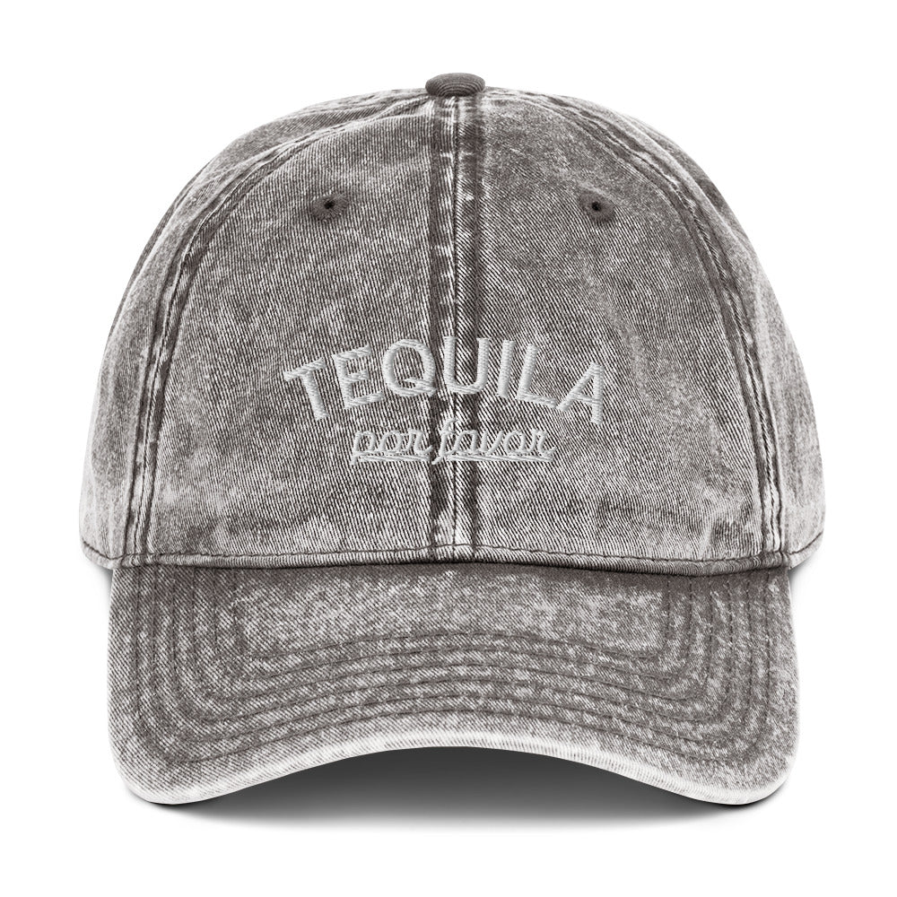 Tequila Por Favor Hat - Grey