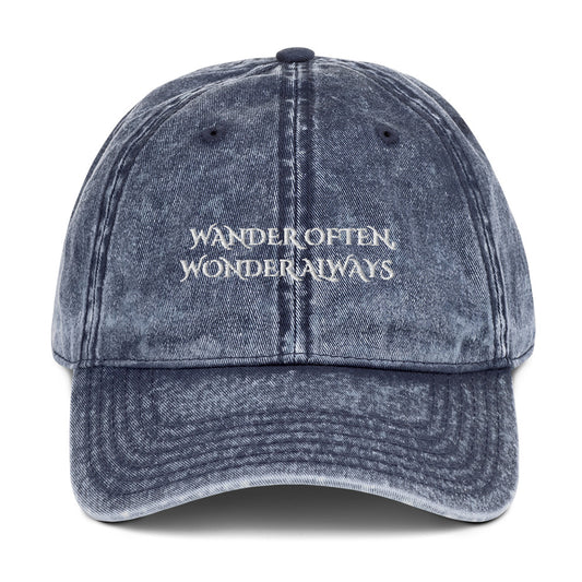 Denim Wander Often Hat - Denim Blue Front