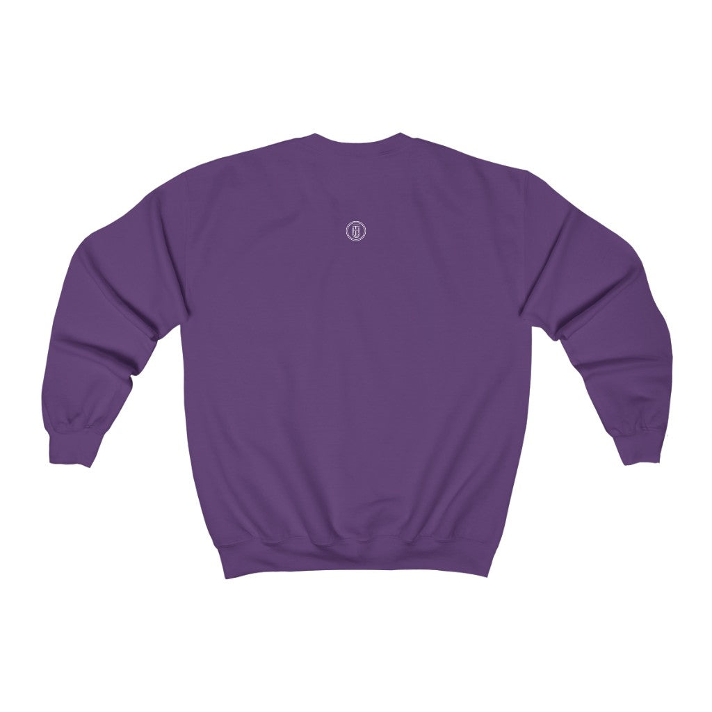 Cozy "Boo' Crewneck - Purple Back