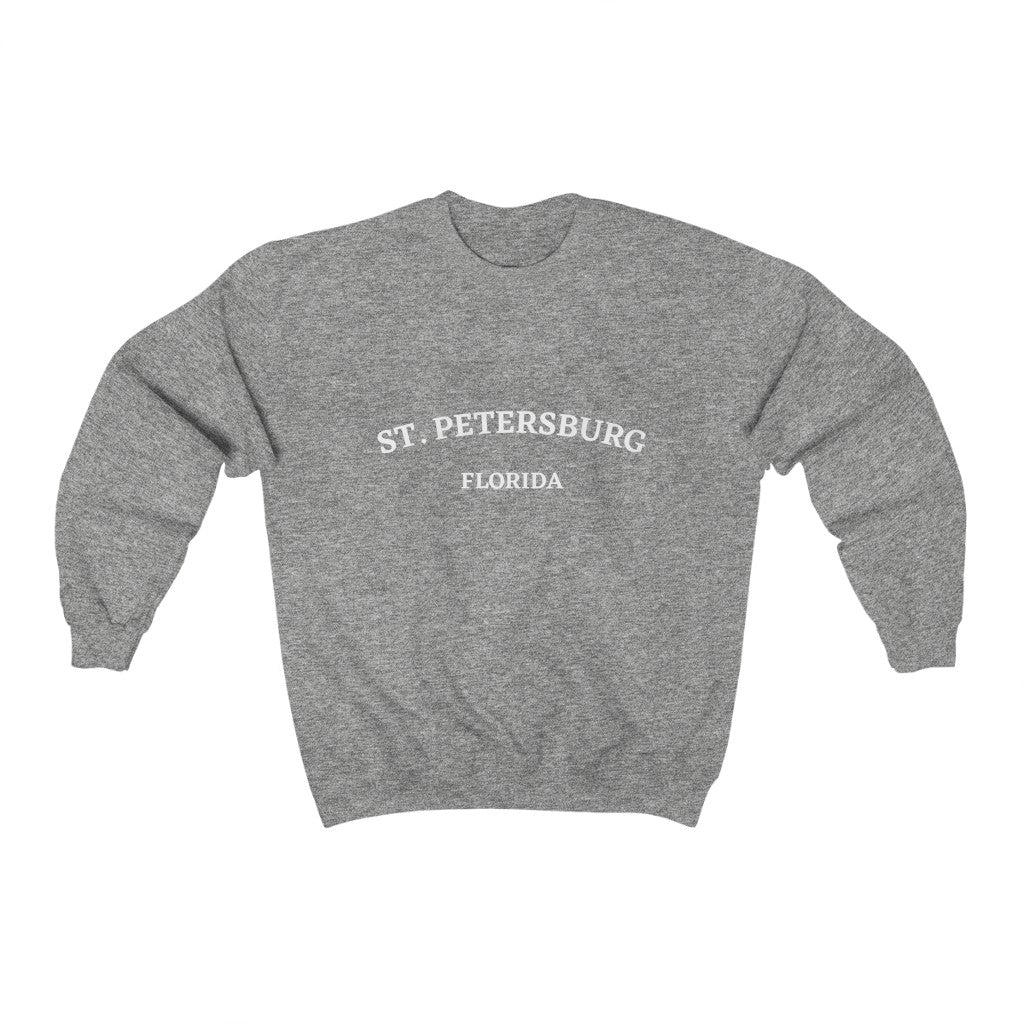 St. Petersburg Arc Crewneck - Grey Front