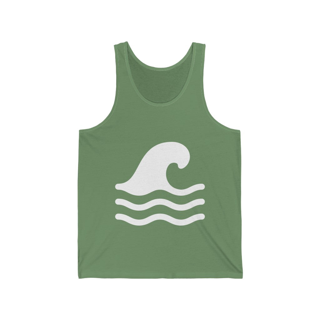 Waves Tank Top - Green