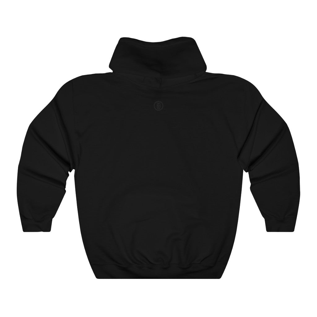 Cozy 'Burg Vibes' Hoodie - Black Back