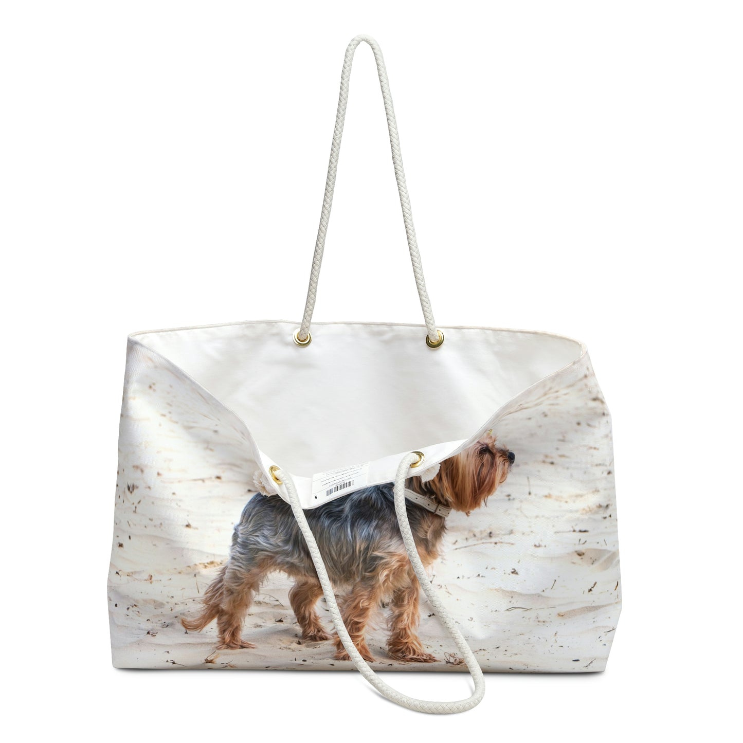 Oversized Mini Yorkshire Terrier Beach Bag - Gift Shop