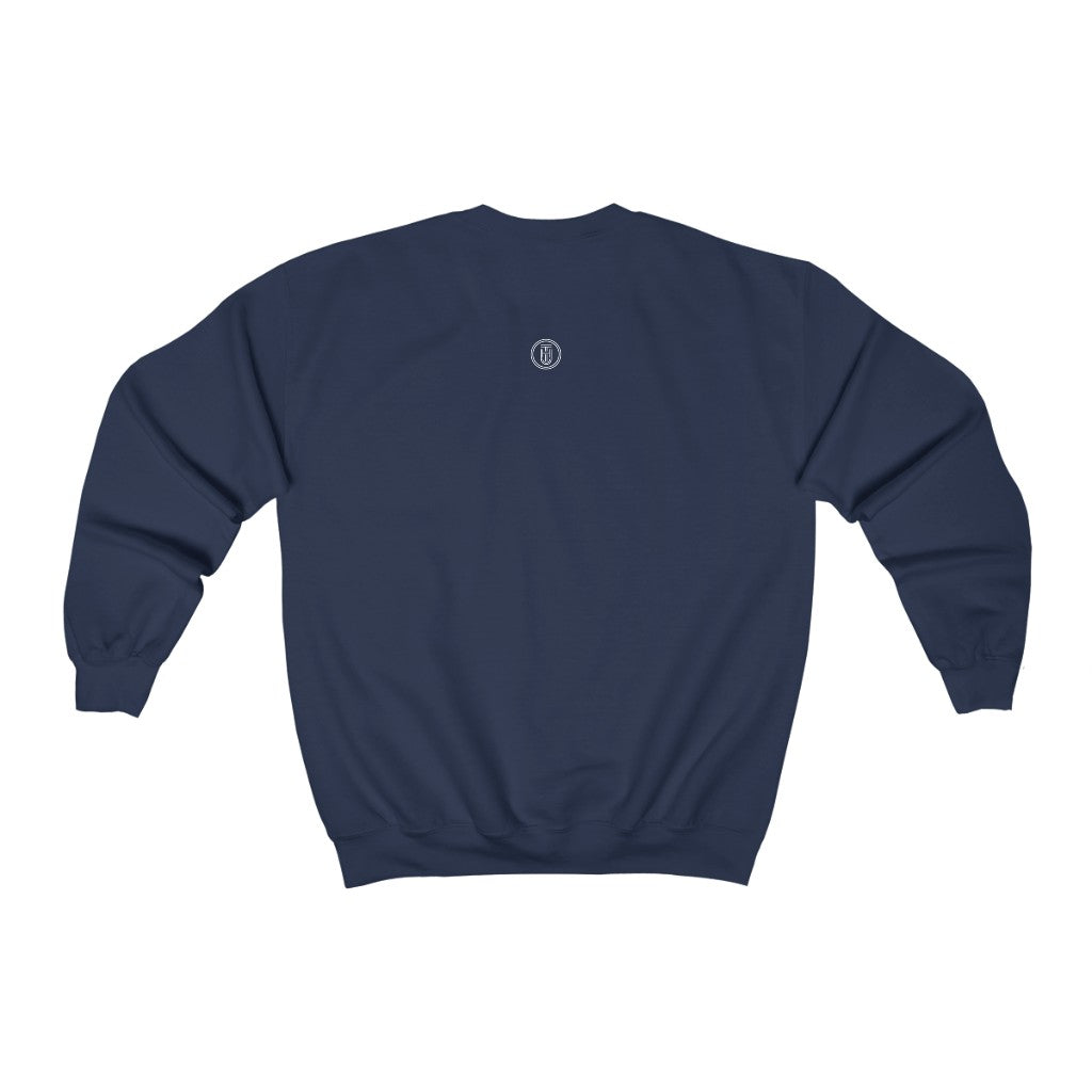 Cozy "Boo' Crewneck - Navy Back