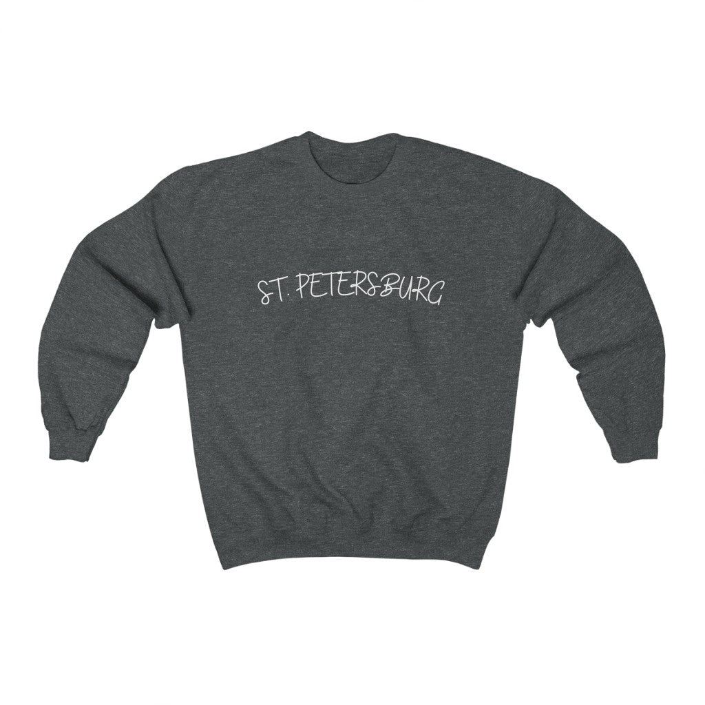 St. Petersburg Arc Crewneck - Grey Front