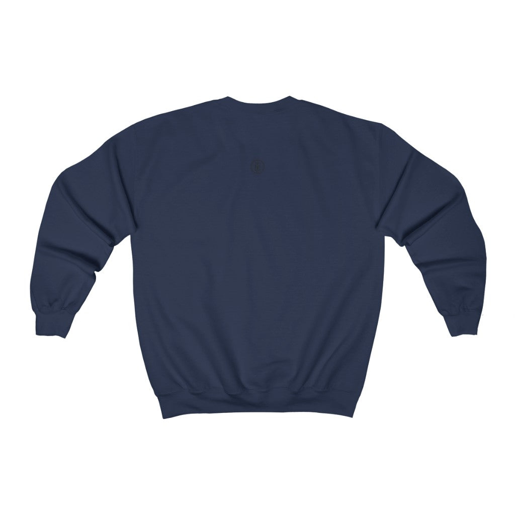 Cozy 'The Burg' Crewneck Sweatshirt - Navy Back