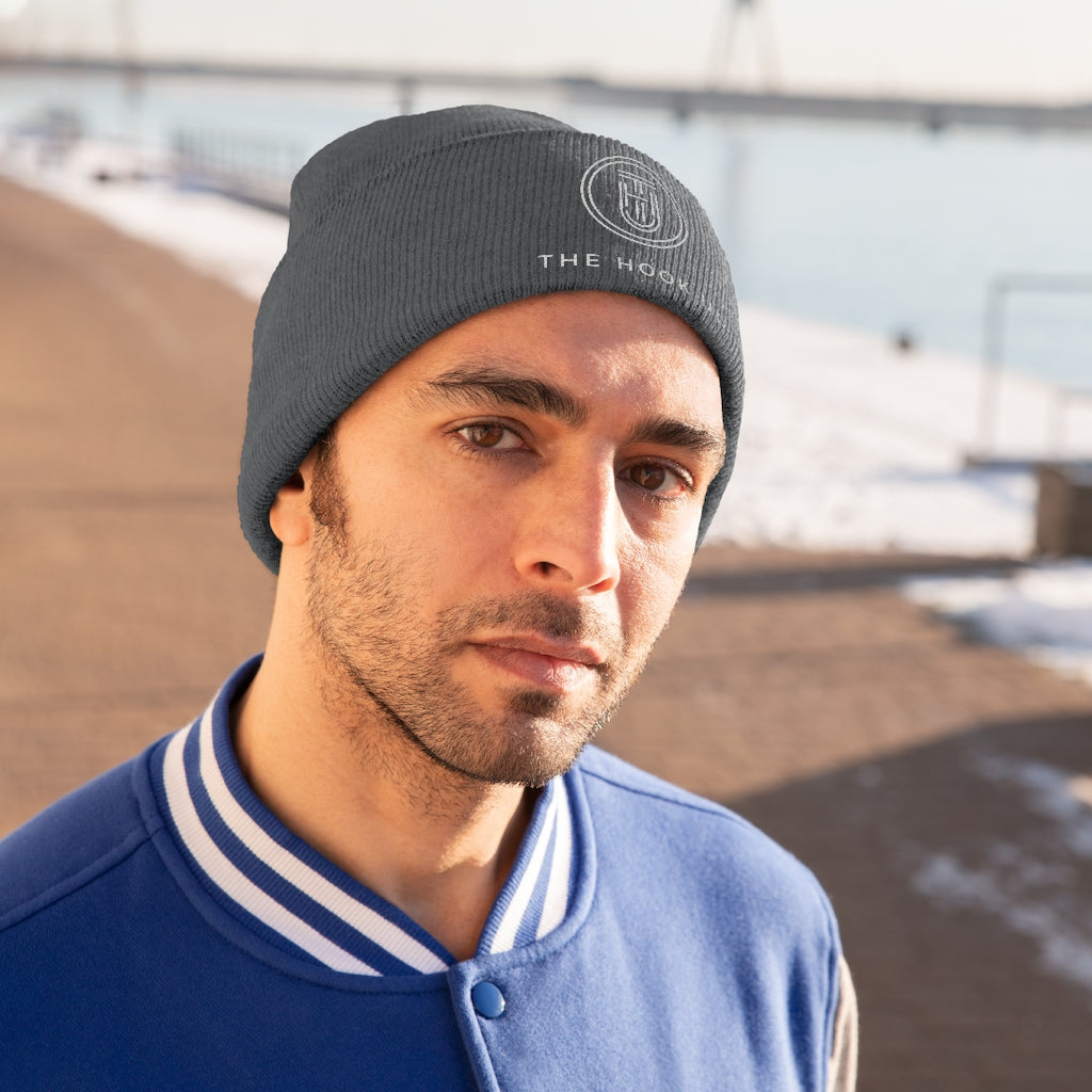 Embroidered Knit Beanie - The Hook Up