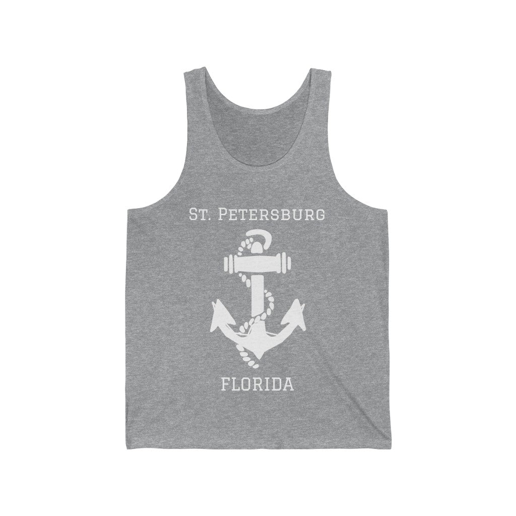 St. Petersburg Anchor Tank Top - Grey