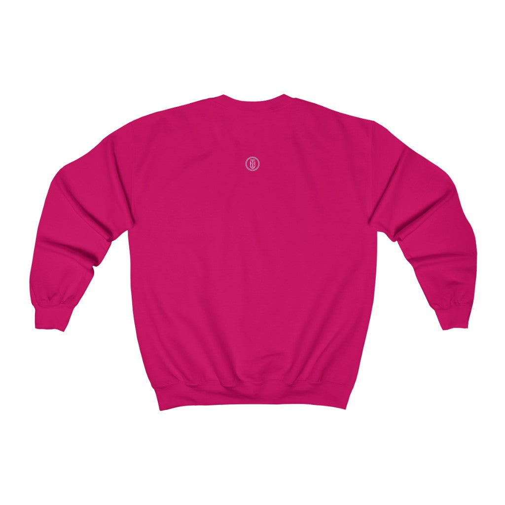 Cozy "Boo' Crewneck - Magenta Back