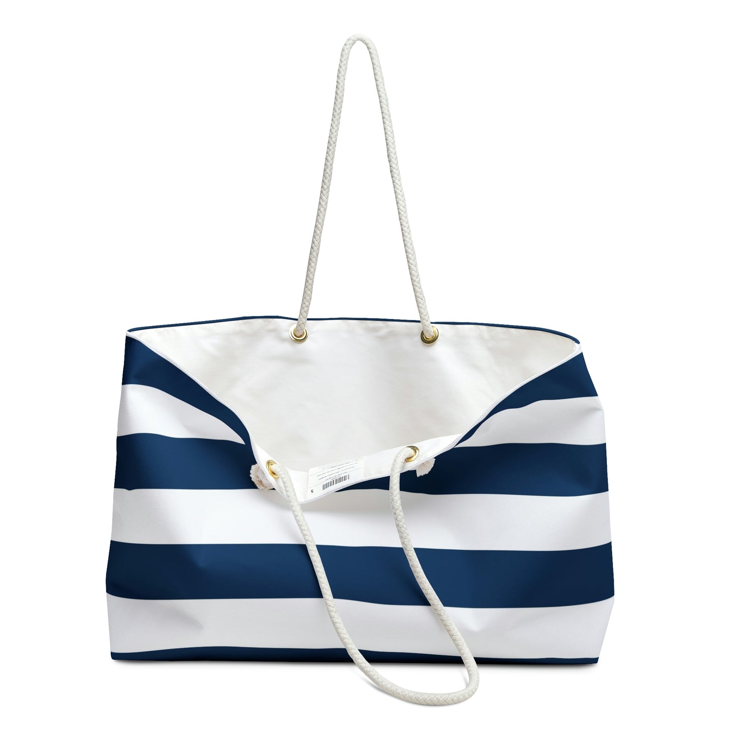 Oversized Navy & White Beach Bag - Gift Shop