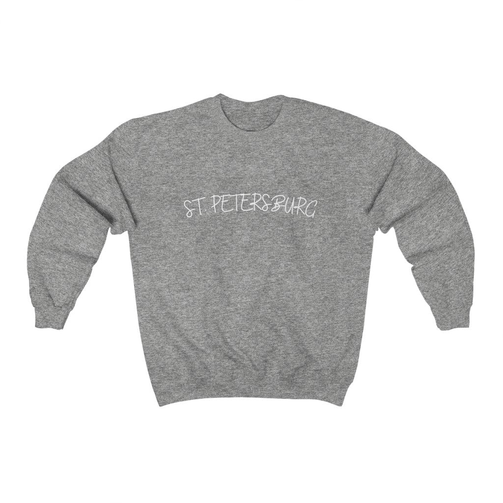 St. Petersburg Arc Crewneck - Grey Front