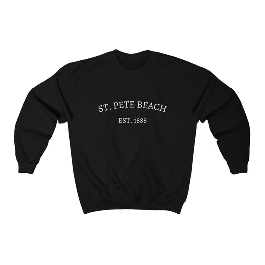 Est. 1888 St. Petersburg Crewneck - Black Front