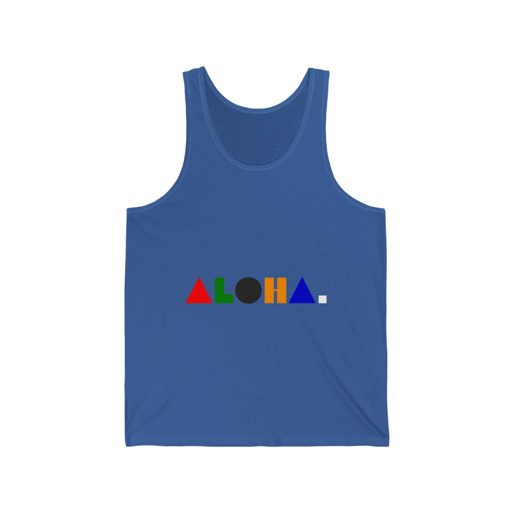 Aloha Tank Top - Blue
