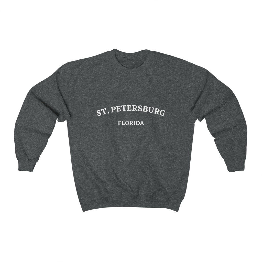St. Petersburg Arc Crewneck - Grey Front