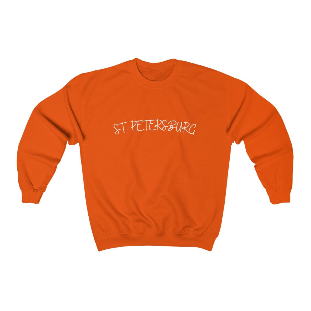St. Petersburg Arc Crewneck - Orange Back
