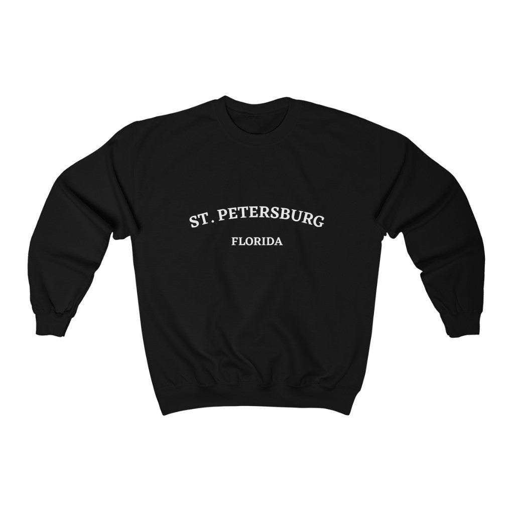 St. Petersburg Arc Crewneck - Black Front