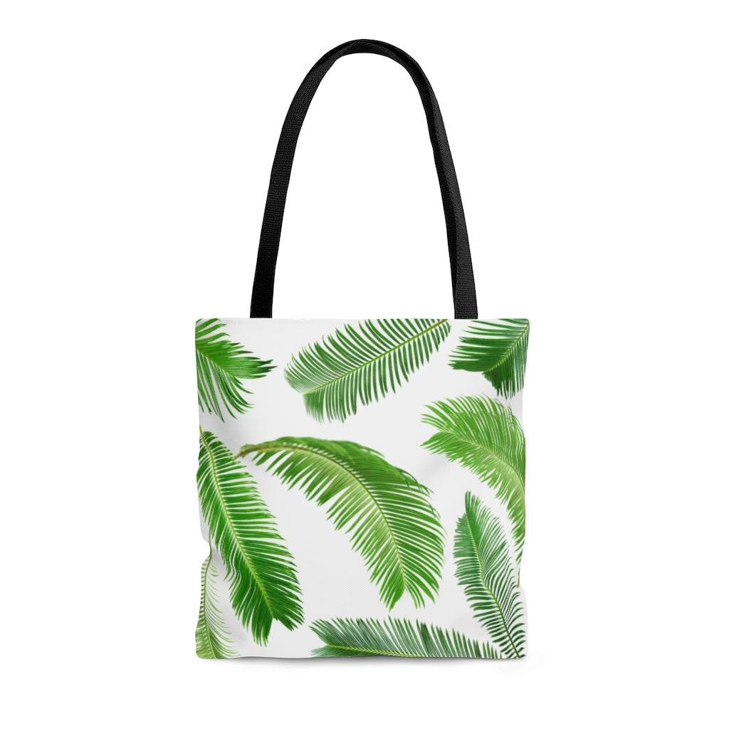 Palm Fronds Small Tote - Large