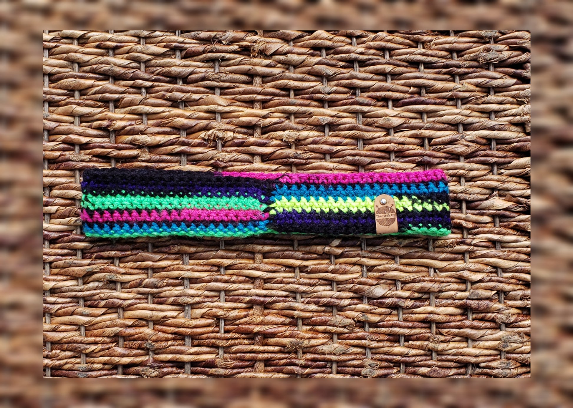 Neon Rainbow Acrylic Headband - The Hook Up