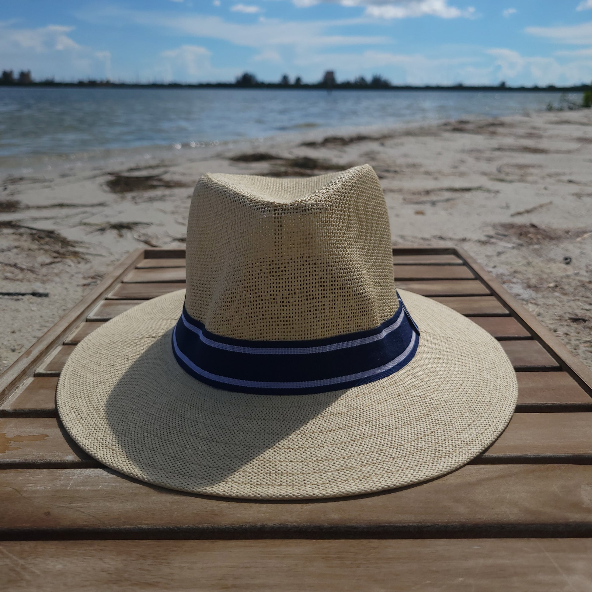 Panama Style Summer Straw Hat - Sandstorm