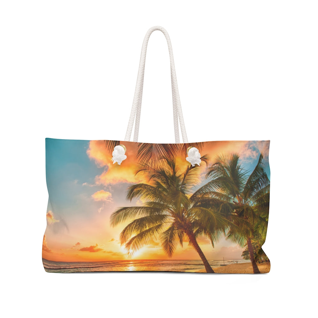 Oversized Palm Tree Beach Bag - The Hook Up