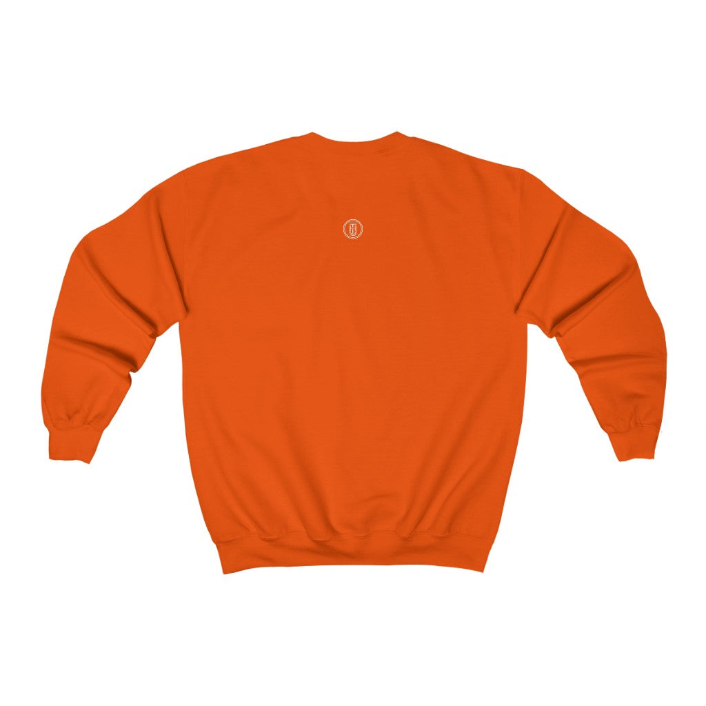 Cozy "Boo' Crewneck - Orange Back