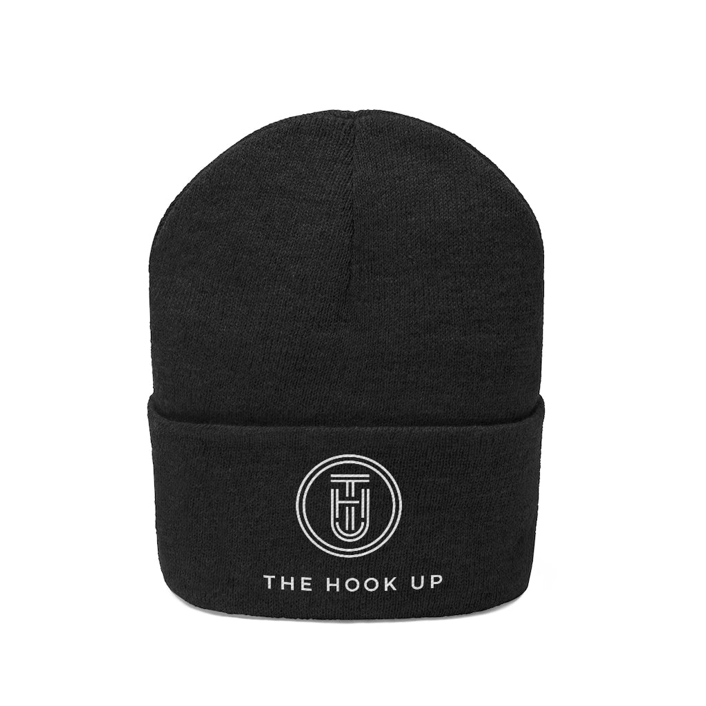 Embroidered Knit Beanie - The Hook Up