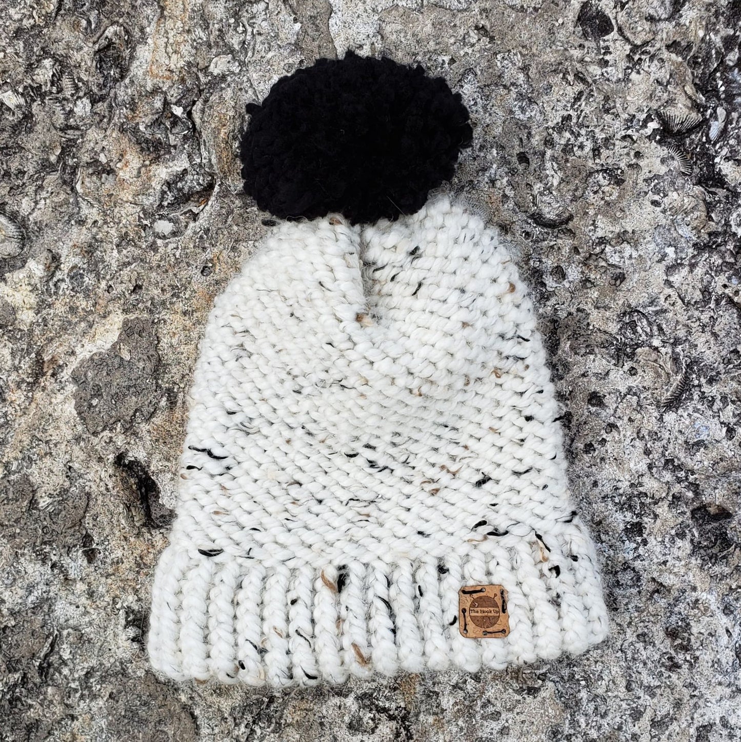 Handmade Vanilla Swirl Winter Beanie - Souvenir Shop