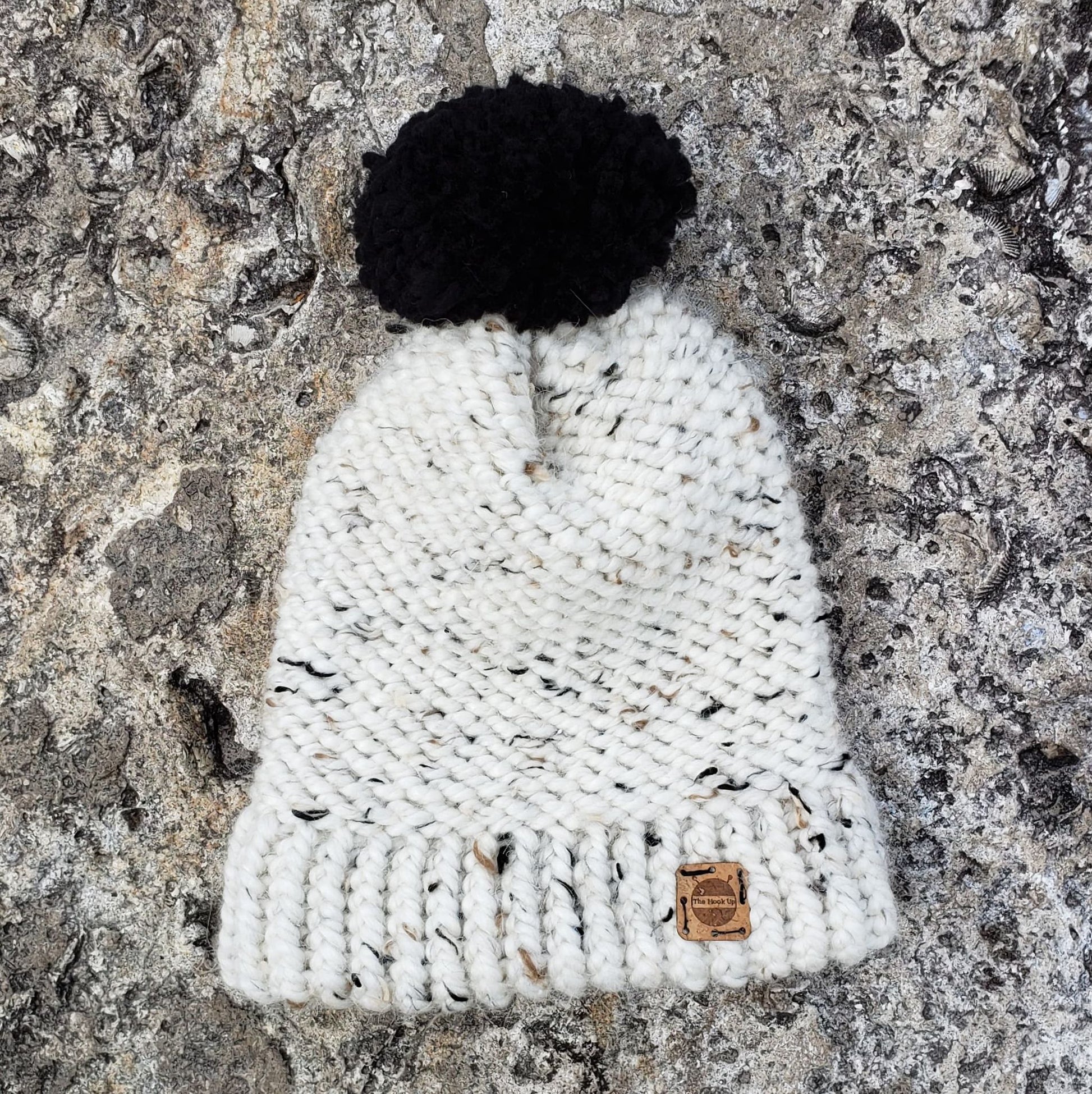 Handmade Vanilla Swirl Winter Beanie - Souvenir Shop