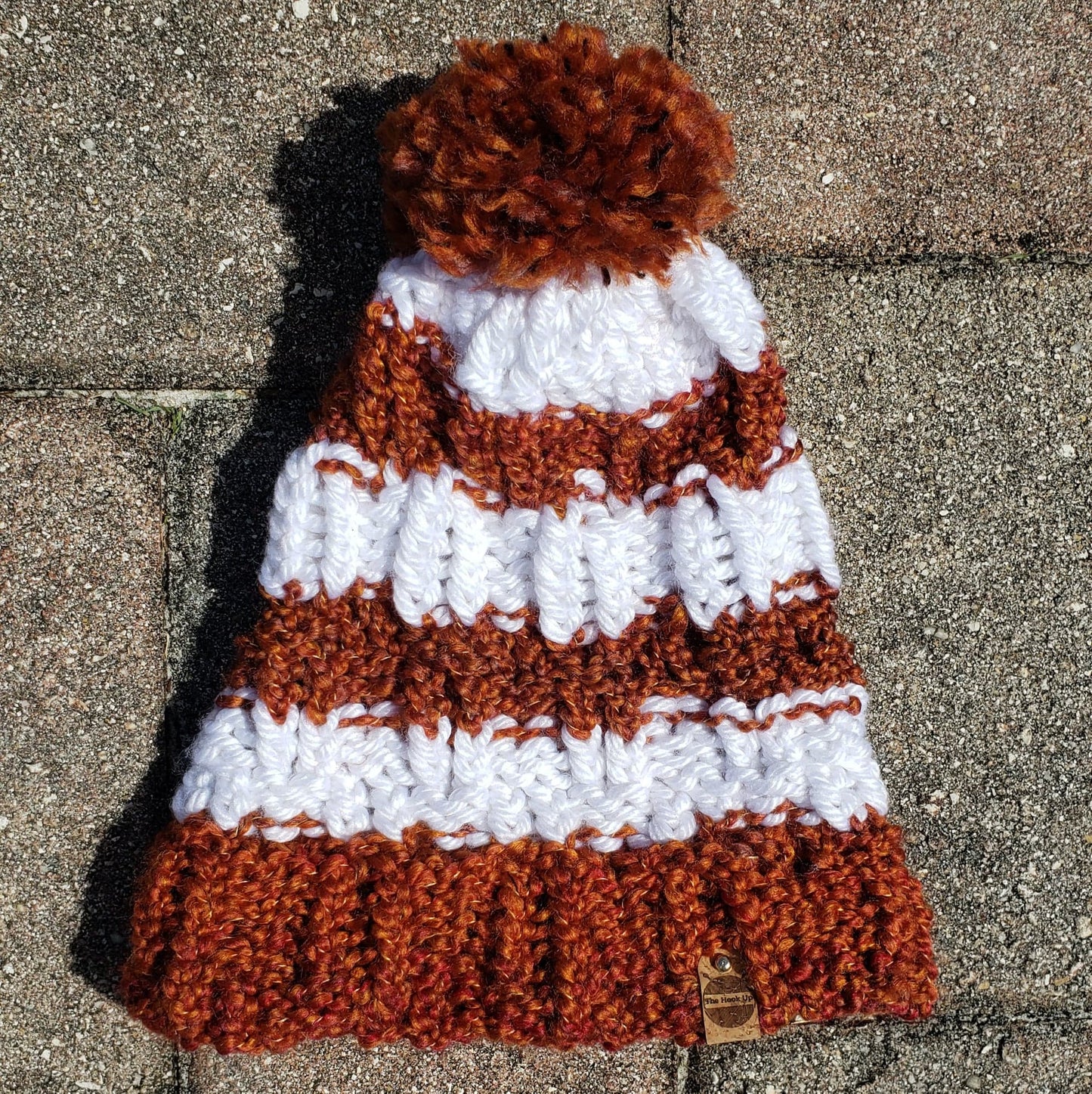 Autumn & Snow White Beanie - The Hook Up