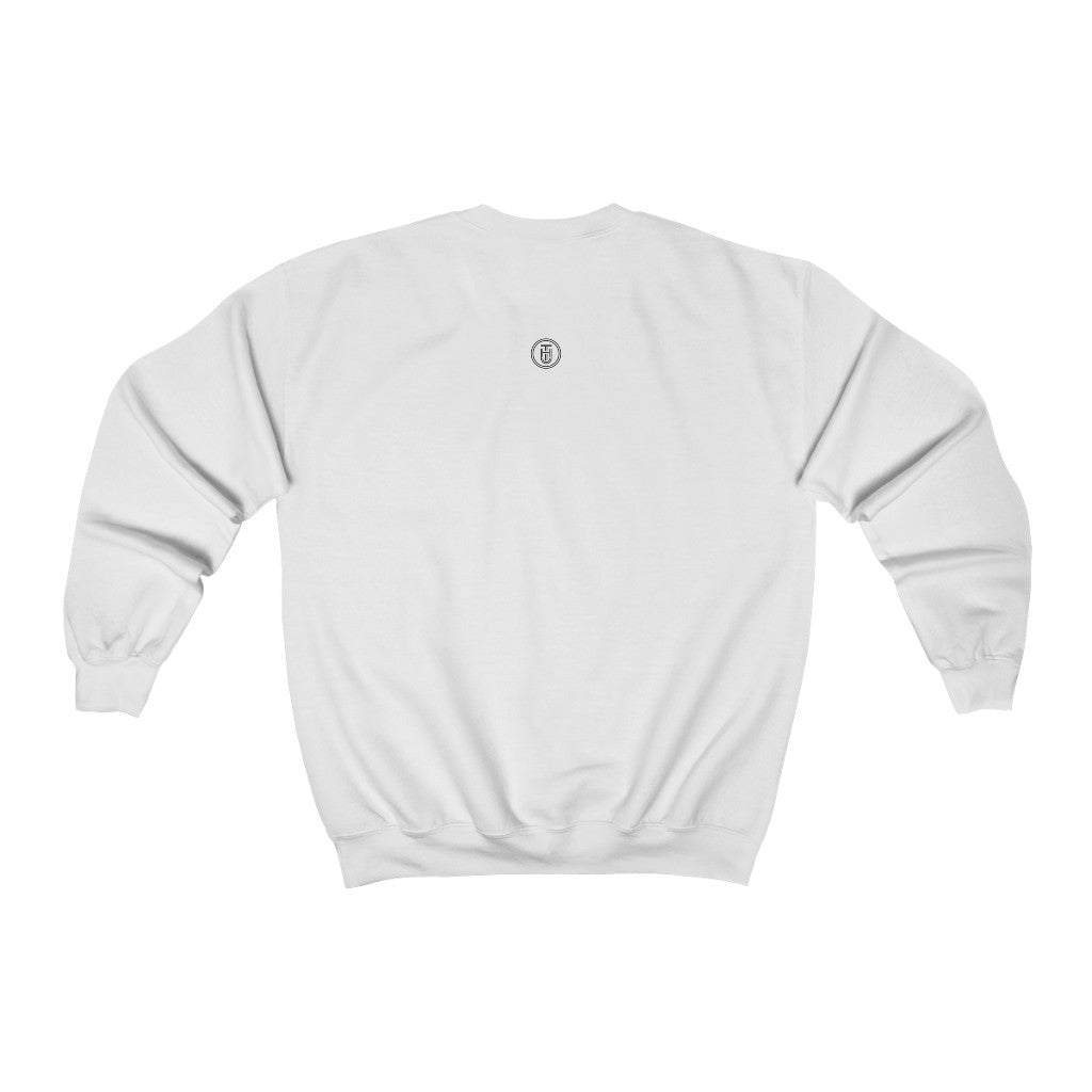 Cozy 'With Love' Crewneck Sweatshirt - White Back
