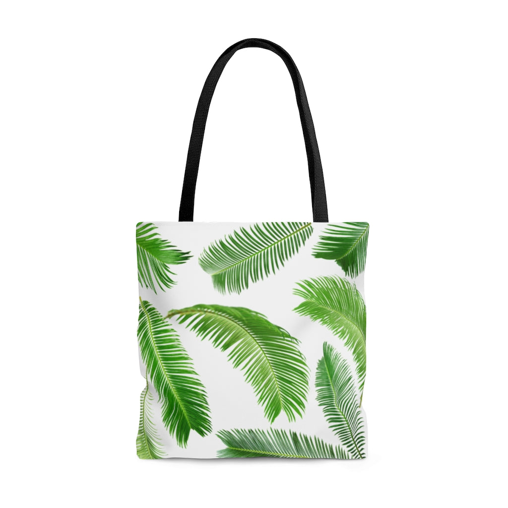 Palm Fronds Small Tote - Small