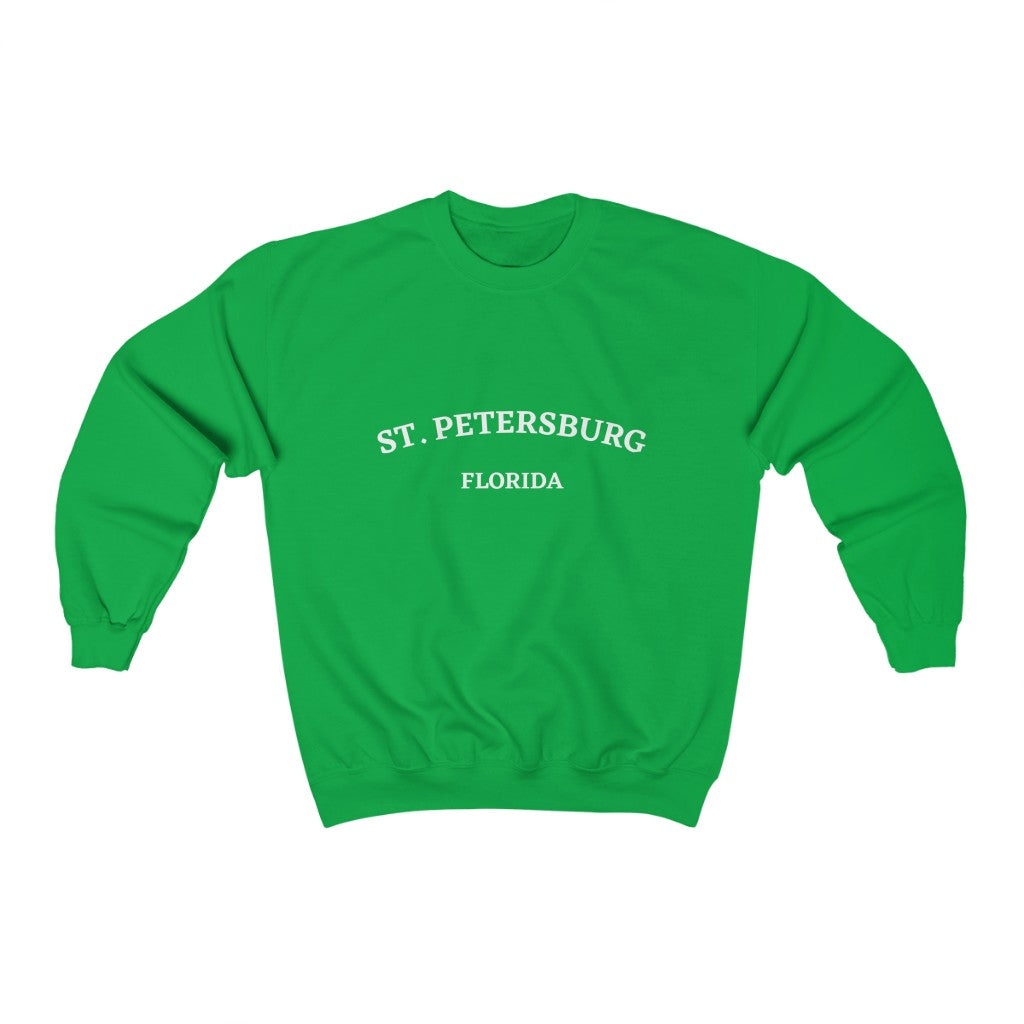 St. Petersburg Arc Crewneck - Green Front