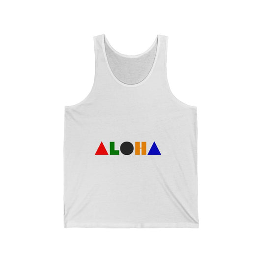 Aloha Tank Top - White