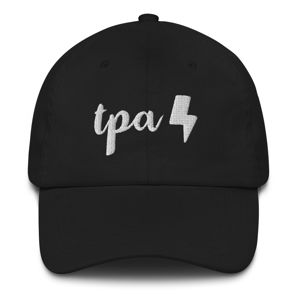 Tampa Lightning Bolt Hat - Black Front