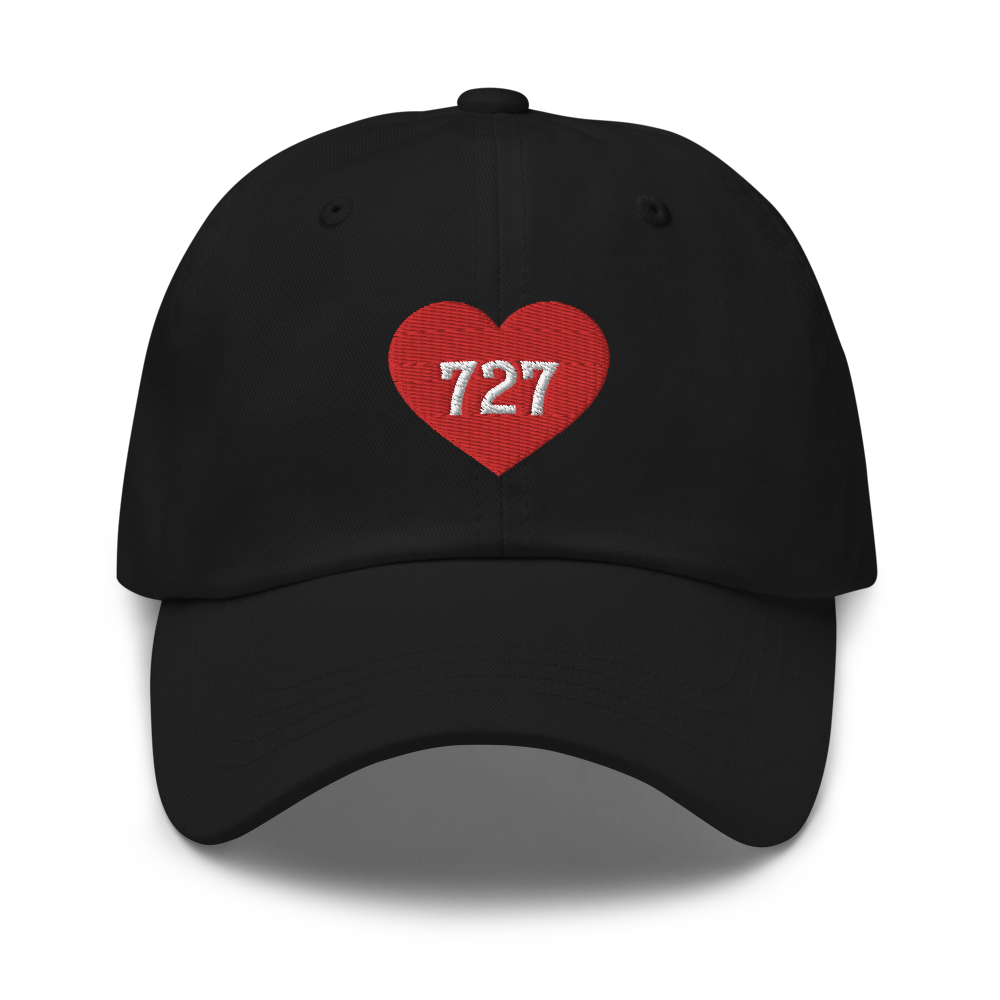 St. Pete Area Code Hat - Black Front
