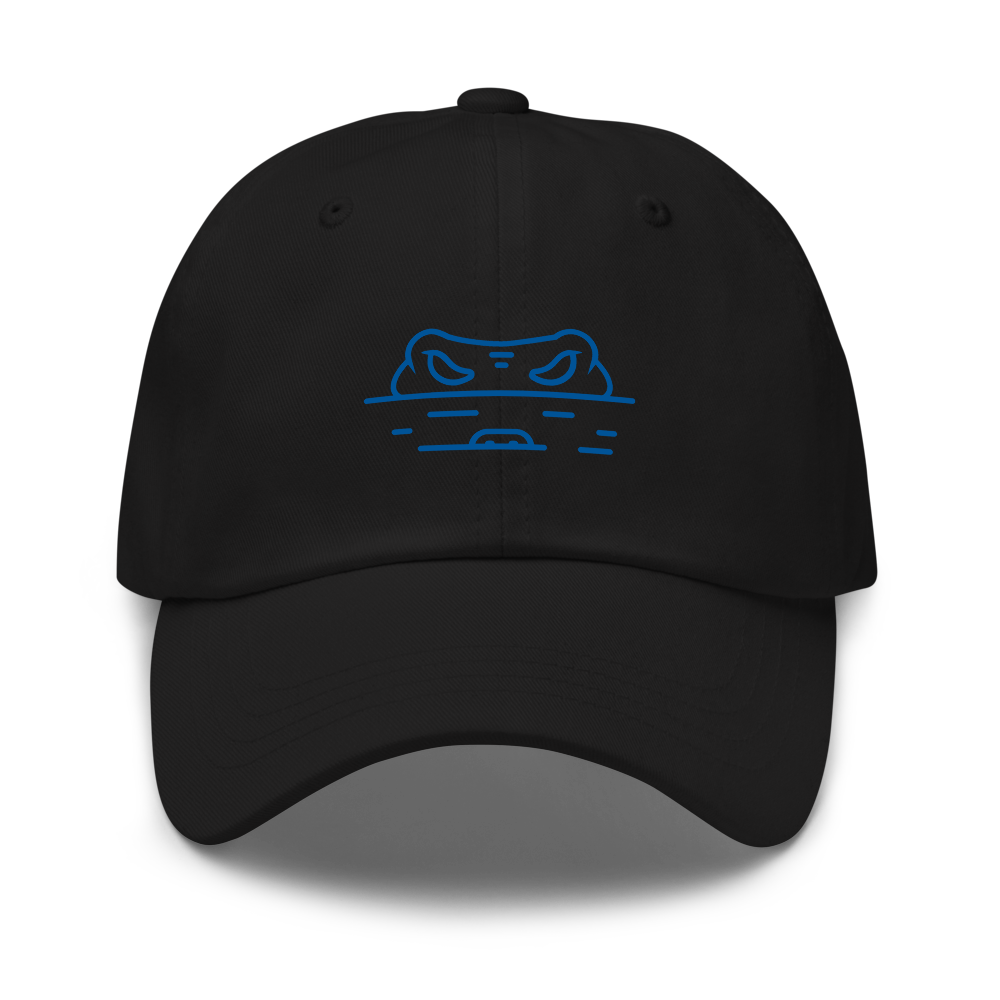 Gator Snout Sports Hat - Black Front