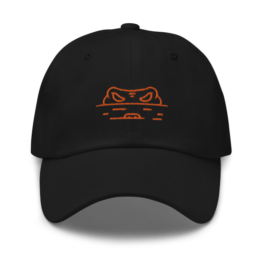 Gator Snout Sports Hat - Black Front