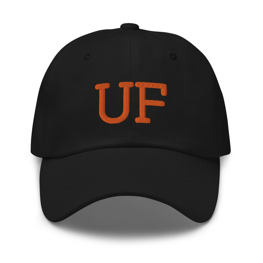 UF Block Sports Hat - Black Front