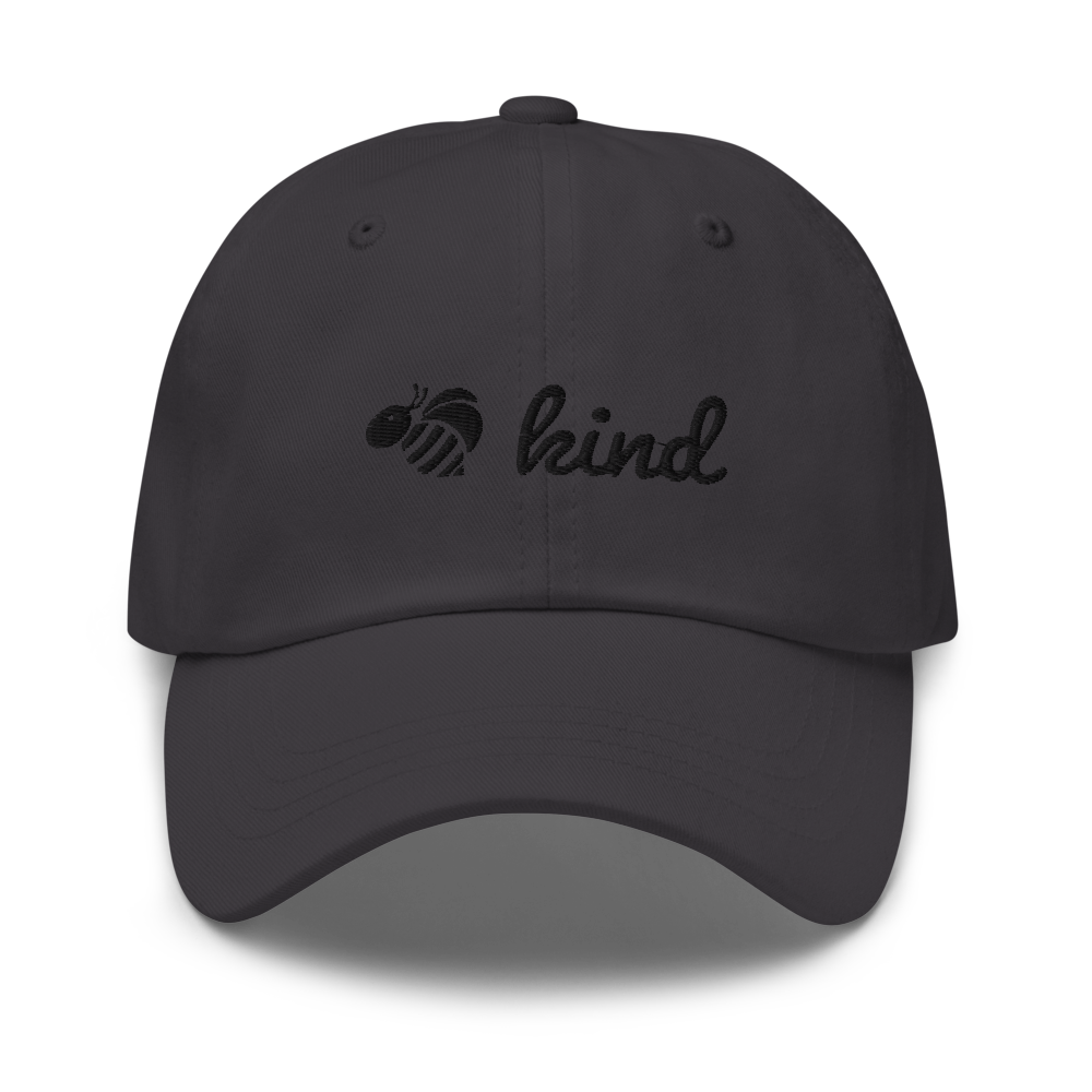Bee Kind Novelty Hat - Navy Front