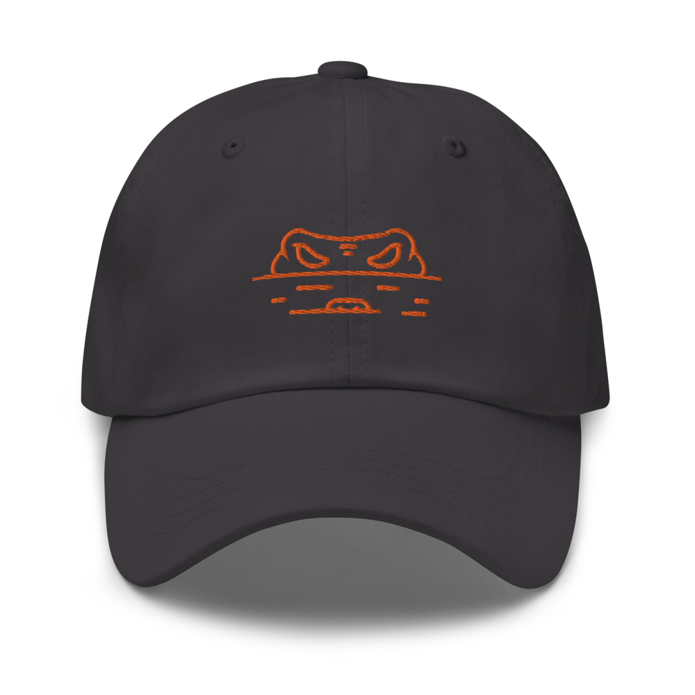 Gator Snout Sports Hat - Grey Front