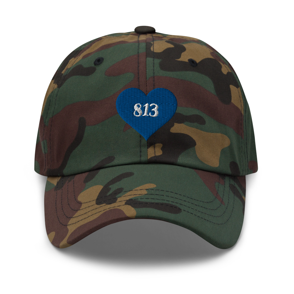 Tampa Bay Area Code Hat - Camo Front