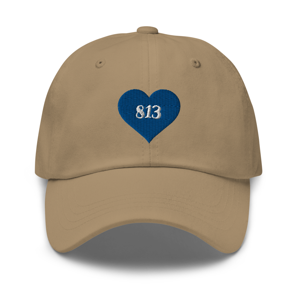 Tampa Bay Area Code Hat - Khaki Front