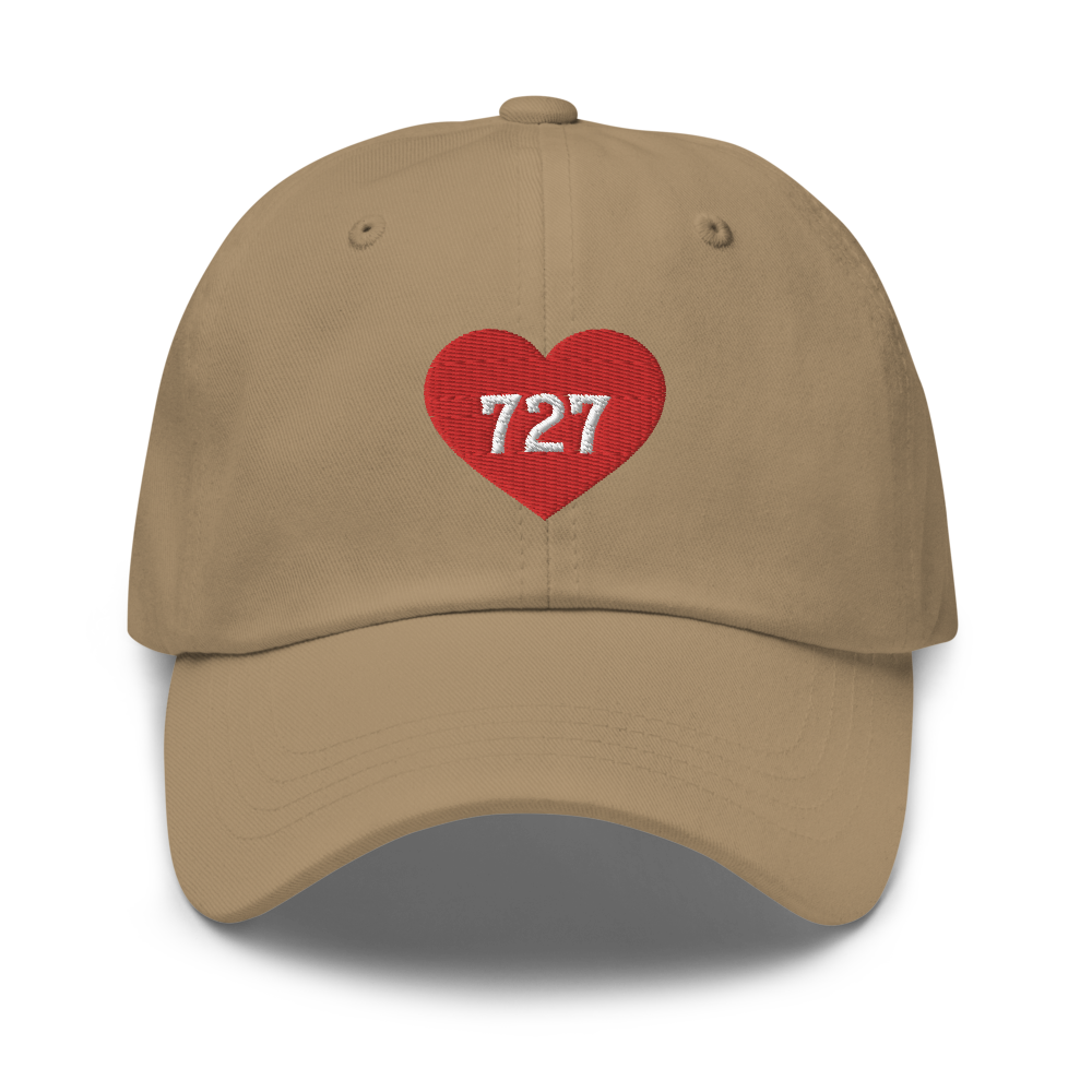 St. Pete Area Code Hat - Khaki Front