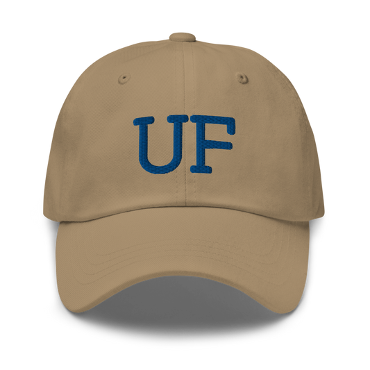 UF Block Sports Hat - Khaki Front