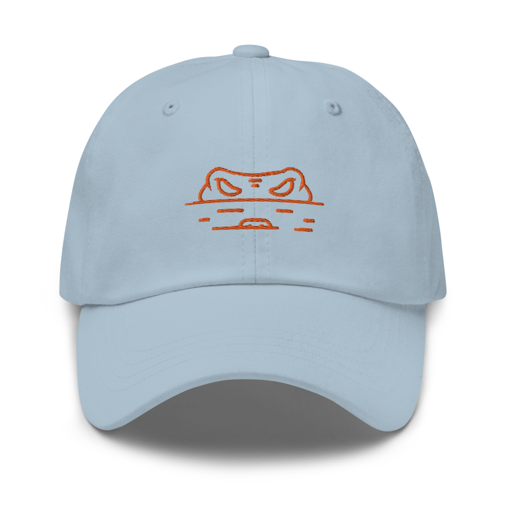 Gator Snout Sports Hat - Light Blue Front