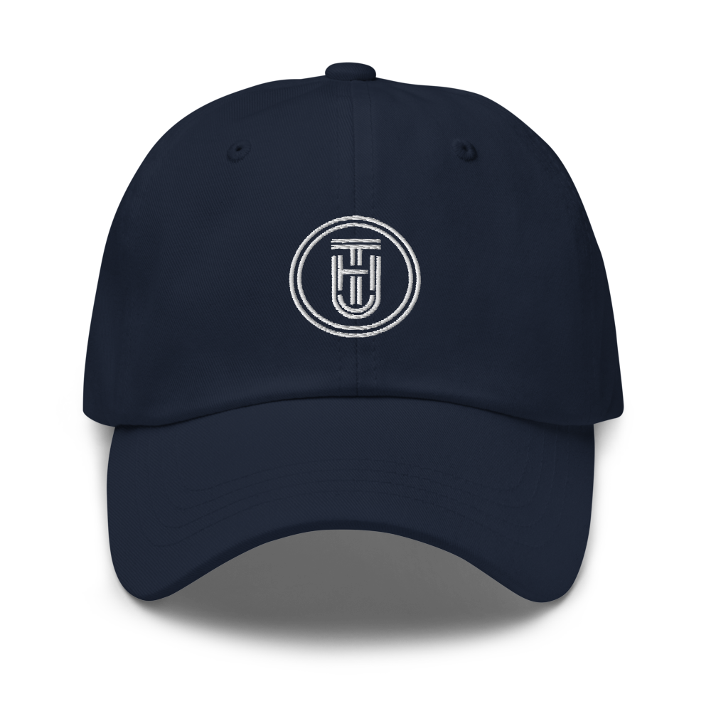 Cotton Sports Sun Hat - Navy Front