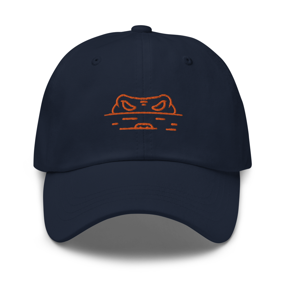 Gator Snout Sports Hat - Navy Front