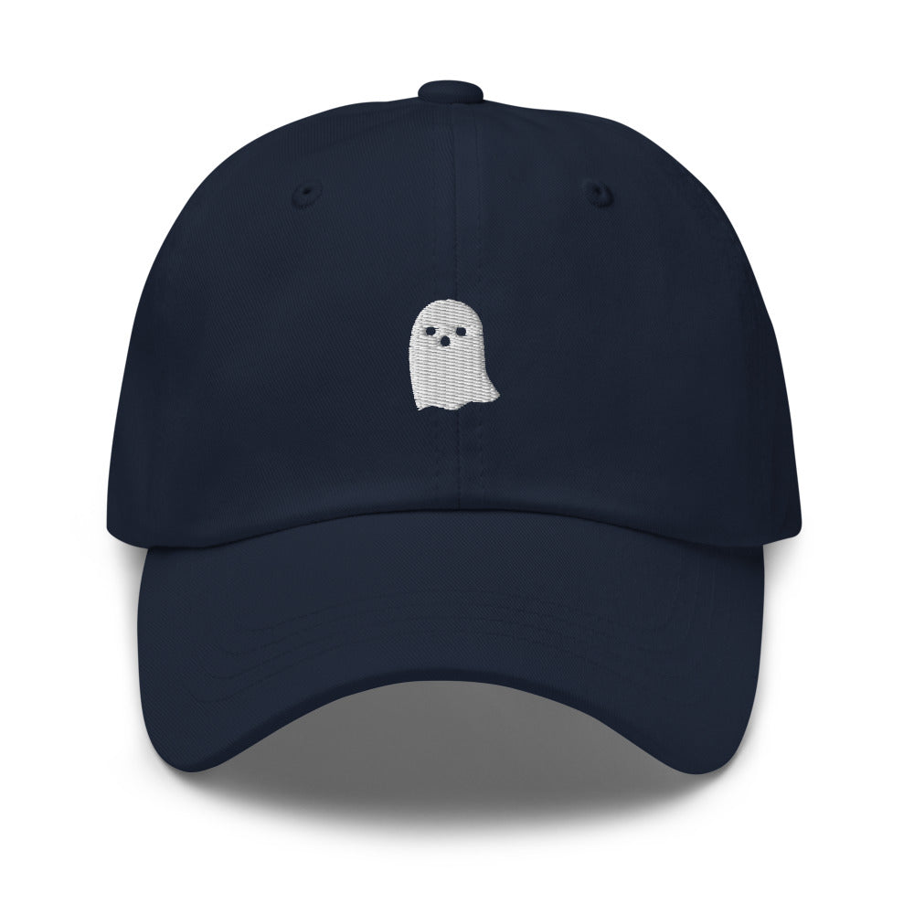 Cute Ghost Icon Series Hat - Navy Front